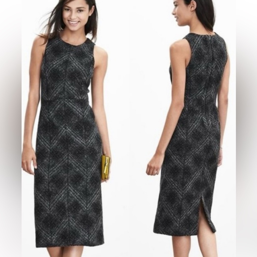 NWOT Banana Republic Wool Blend Casual Sleeveless Dress.